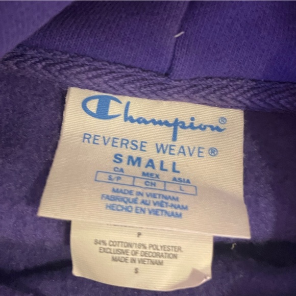 Purple Champion hoodie - Picture 2 of 2